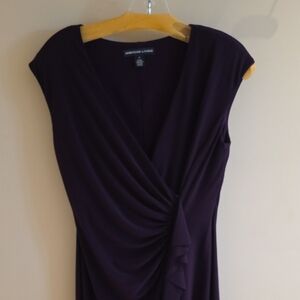 American Living Deep Purple Midi Dress